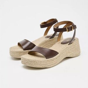 Zara Braided Top Wedge